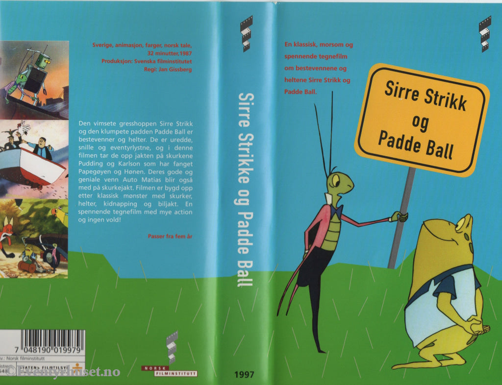Download / Stream: Sirre Strikk og Padde Ball. 1987. VHS SB. Norwegian dubbing. VHS