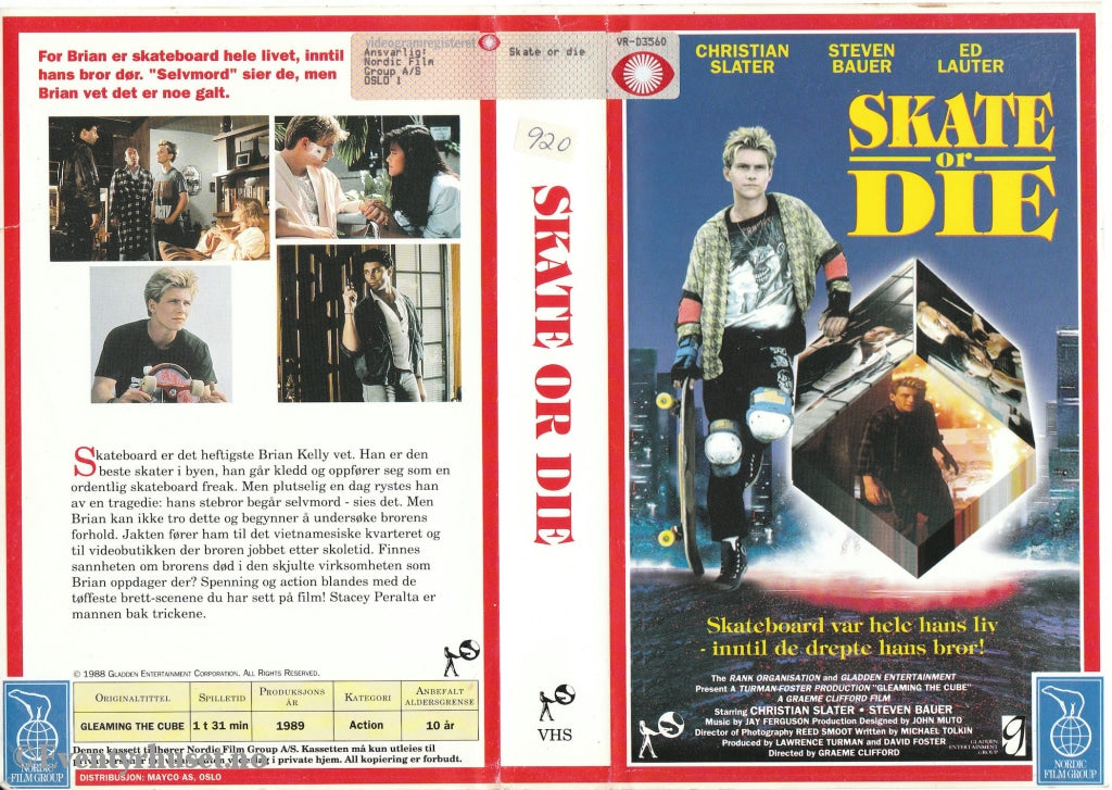 Download / Stream: Skate Or Die. 1989. Vhs Big Box. Norwegian Subtitles.
