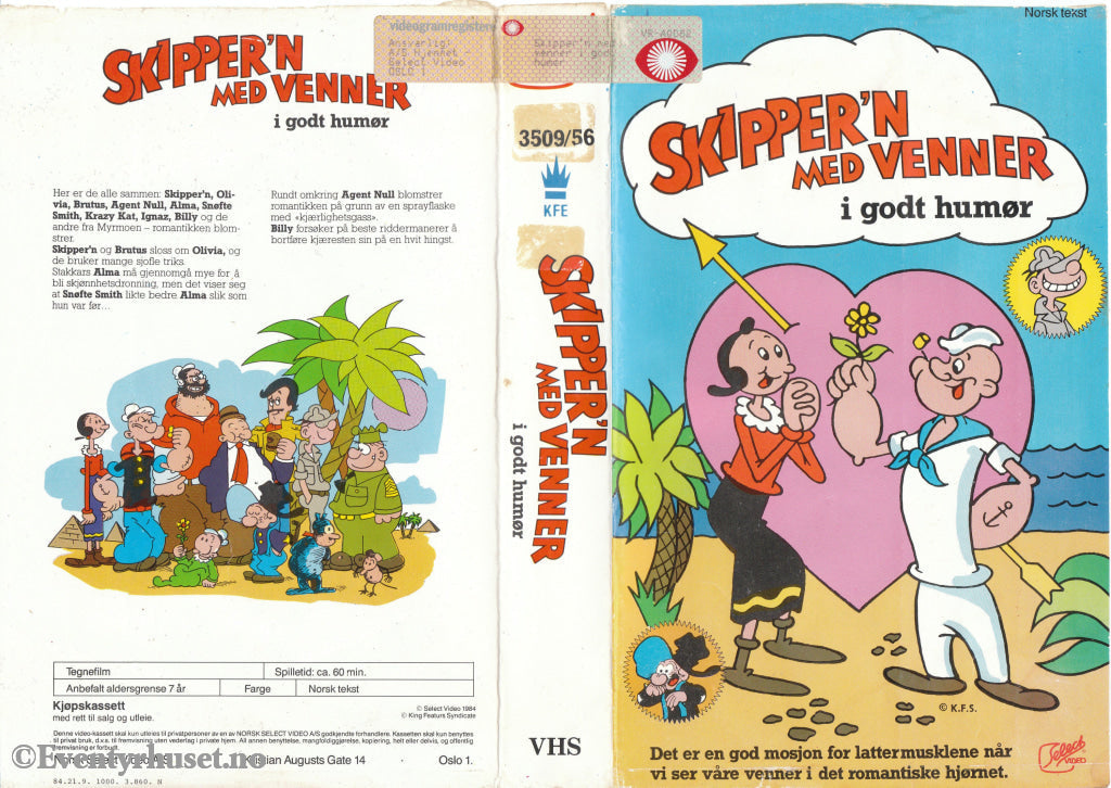 Download / Stream: Skipper´n Med Venner I Godt Humør. 1984. Vhs Big Box. Norwegian Subtitles.