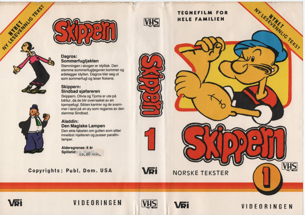 Download / Stream: Skippern 1 mfl. VHS Big Box. Norwegian subtitles. VHS