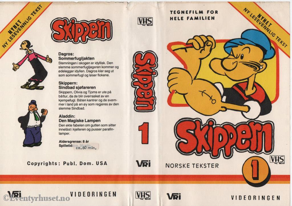 Download / Stream: Skippern 1 mfl. VHS Big Box. Norwegian subtitles. VHS