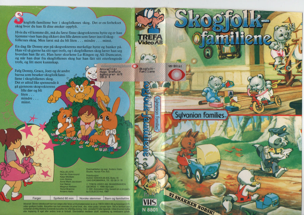 Download / Stream: Skogfolkfamilien (Sylvanian Families). 1987. VHS Big Box. Norwegian dubbing. VHS