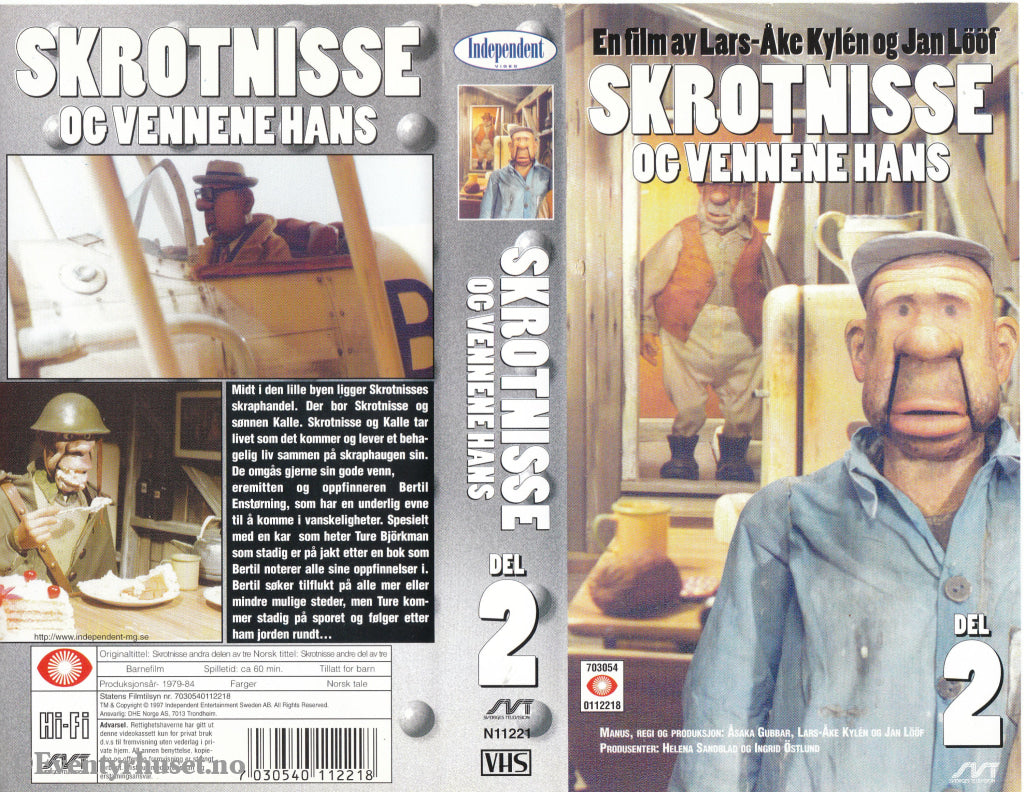 Download / Stream: Skrotnisse og vennene hans. Vol. 2. 1979-84. VHS SB. Norwegian dubbing. VHS