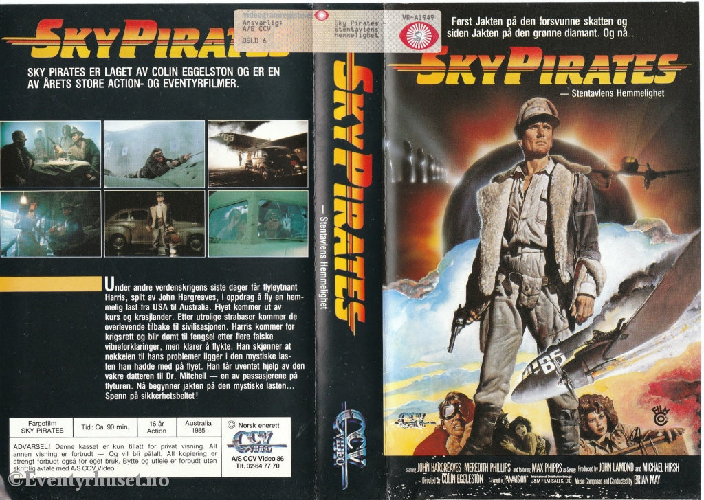Download / Stream: Sky Pirates. 1985. Vhs Big Box. Norwegian Subtitles.