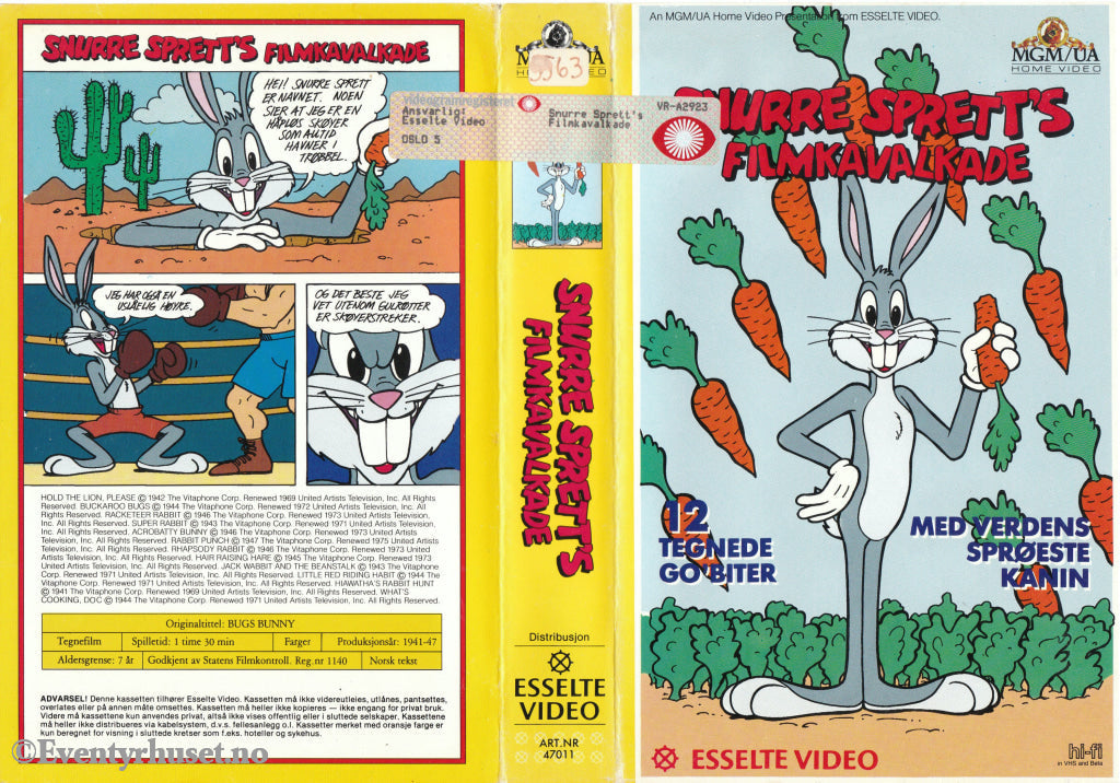 Download / Stream: Snurre Sprett´s Filmkavalkade. 1941-47. Vhs Big Box. Norwegian Subtitles.