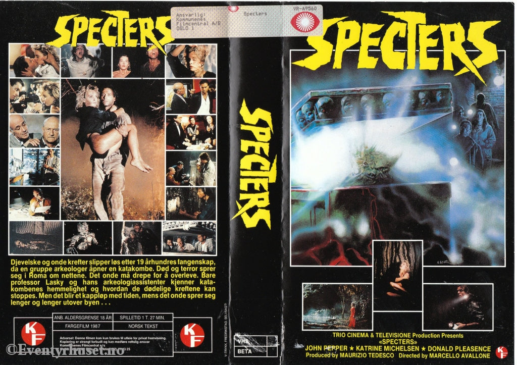 Download / Stream: Specters. 1987. Vhs Big Box. Norwegian Subtitles.