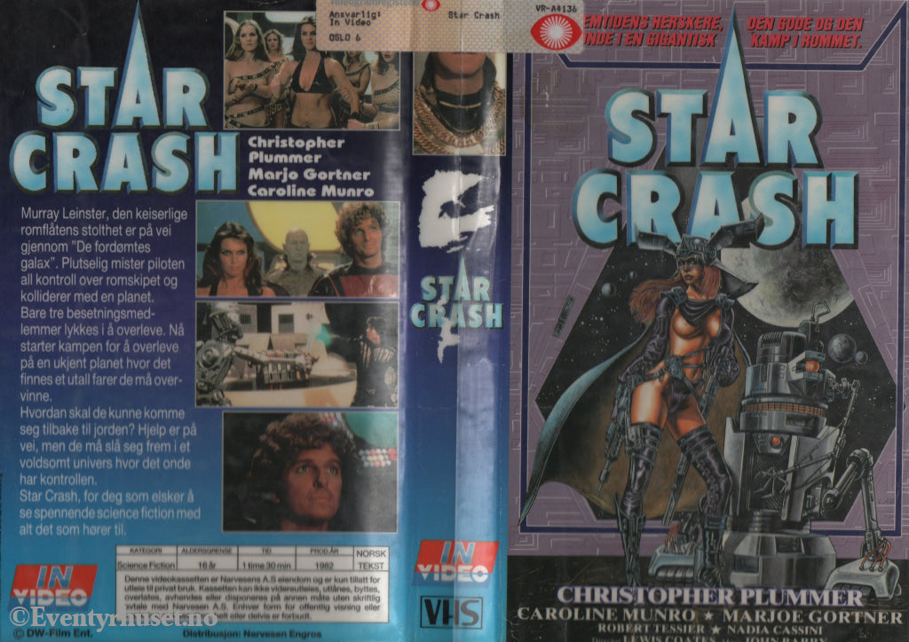 Download / Stream: Star Crash. 1982. VHS Big Box. Norwegian subtitles. VHS