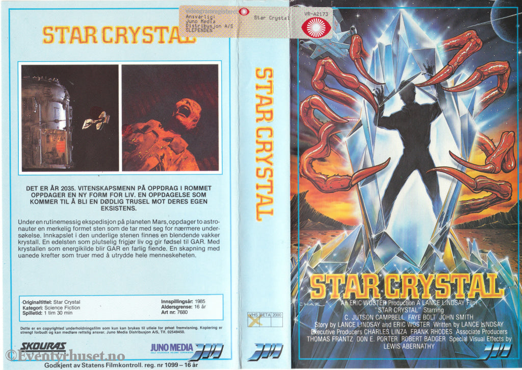 Download / Stream: Star Crystal. 1985. Vhs Big Box. Norwegian Subtitles.