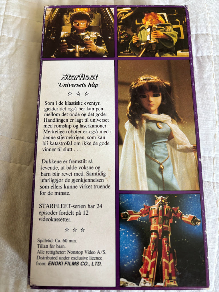 Download / Stream: Starfleeet. Episode 1 & 2. VHS SB Slipcase. Norwegian subtitles. VHS