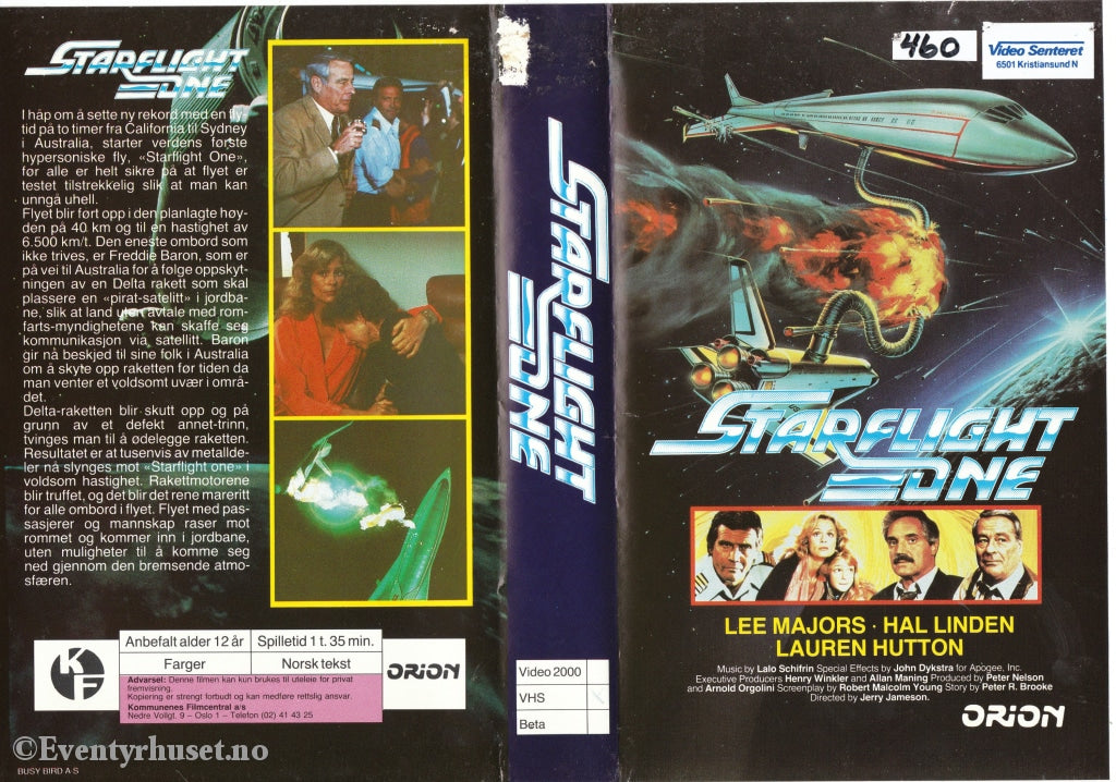 Download / Stream: Starflight One. 1983. Vhs Big Box. Norwegian Subtitles.