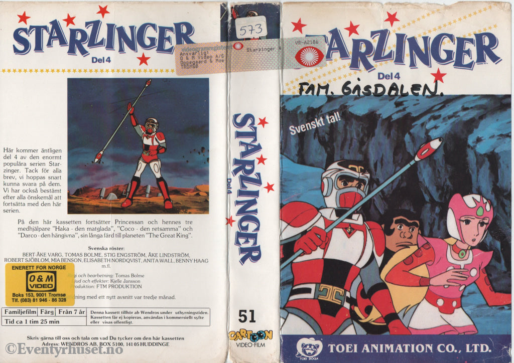 Download / Stream: Starzinger. Vol. 4. VHS Big Box. Norwegian distribution swedish dubbing. VHS