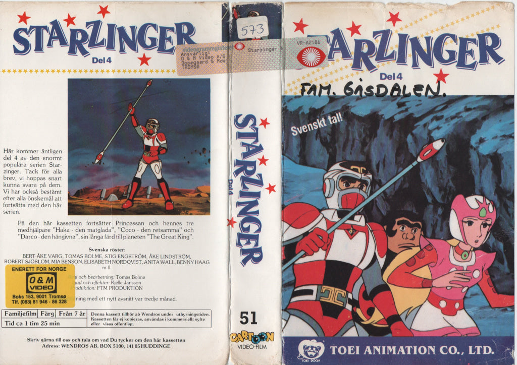 Download / Stream: Starzinger. Vol. 4. VHS Big Box. Norwegian distribution swedish dubbing. VHS