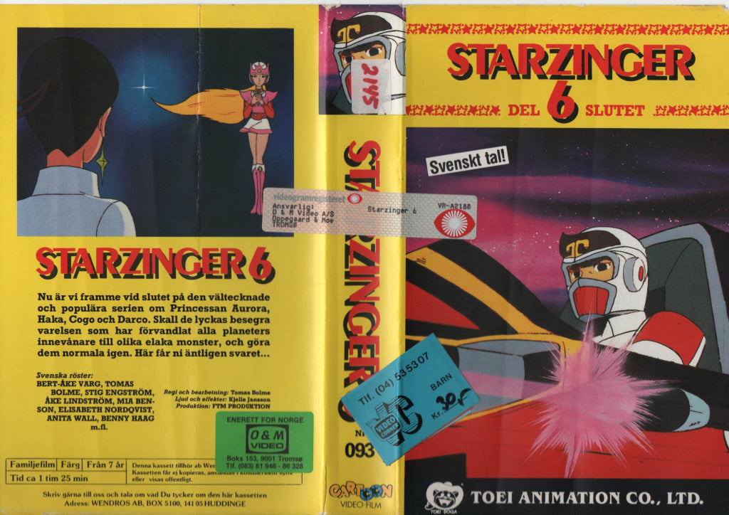 Download / Stream: Starzinger. Vol. 6. VHS Big Box. Norwegian distribution swedish dubbing. VHS