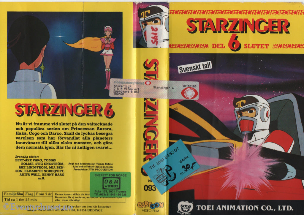 Download / Stream: Starzinger. Vol. 6. VHS Big Box. Norwegian distribution swedish dubbing. VHS