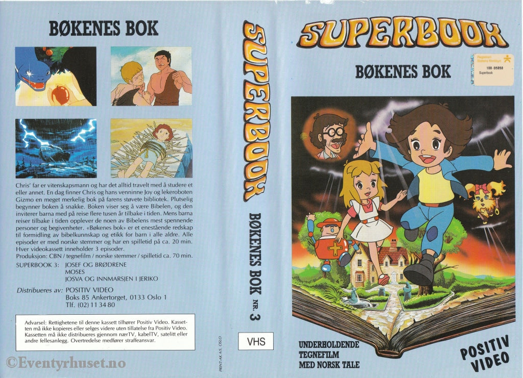 Download / Stream: Superbook - Bøkenes Bok. Vhs Big Box. Norwegian Dubbing.