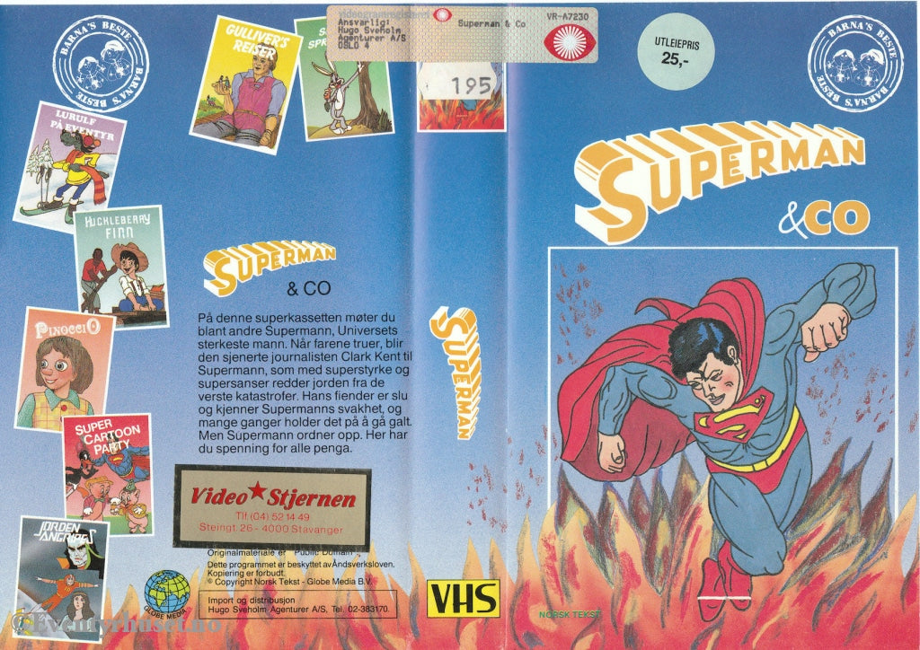 Download / Stream: Superman & Co. Vhs Big Box. Norwegian Subtitles.