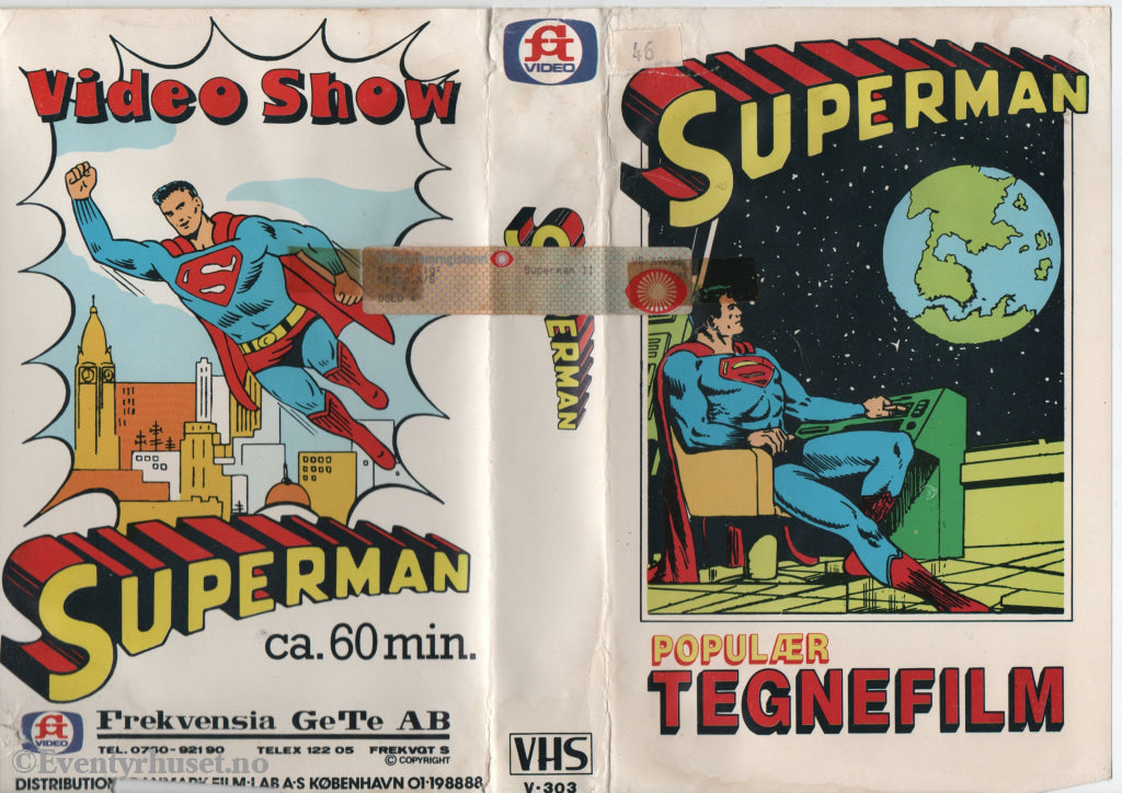 Download / Stream: Superman II. VHS Big Box. Norwegian distribution danish subtitles. VHS