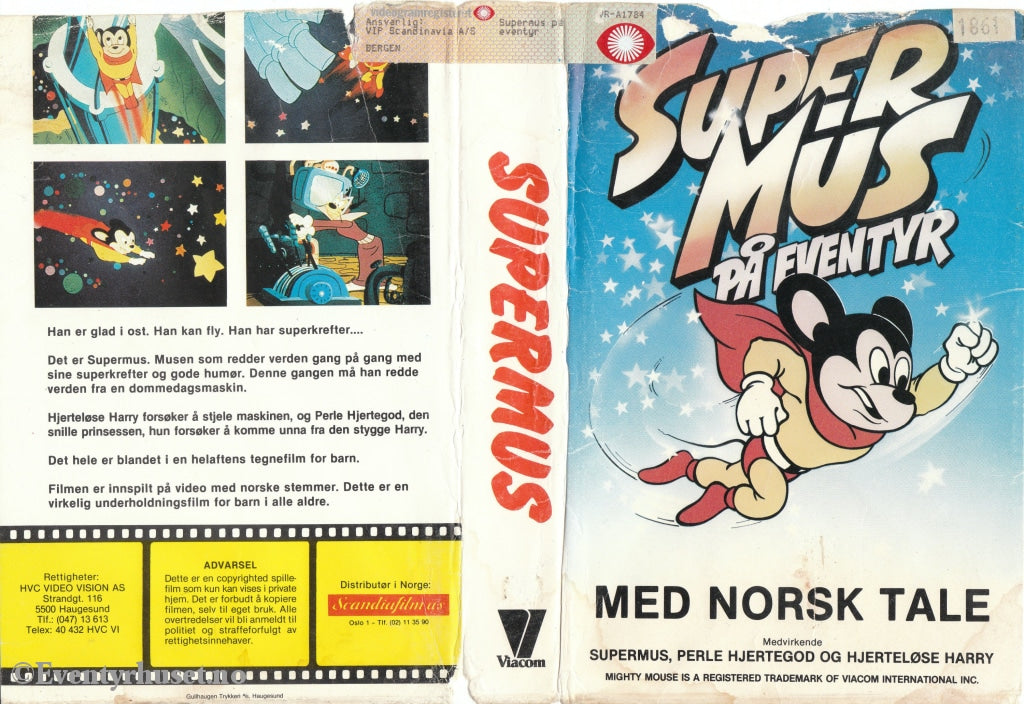 Download / Stream: Supermus På Eventyr. Vhs Big Box. Norwegian Dubbing. Stream