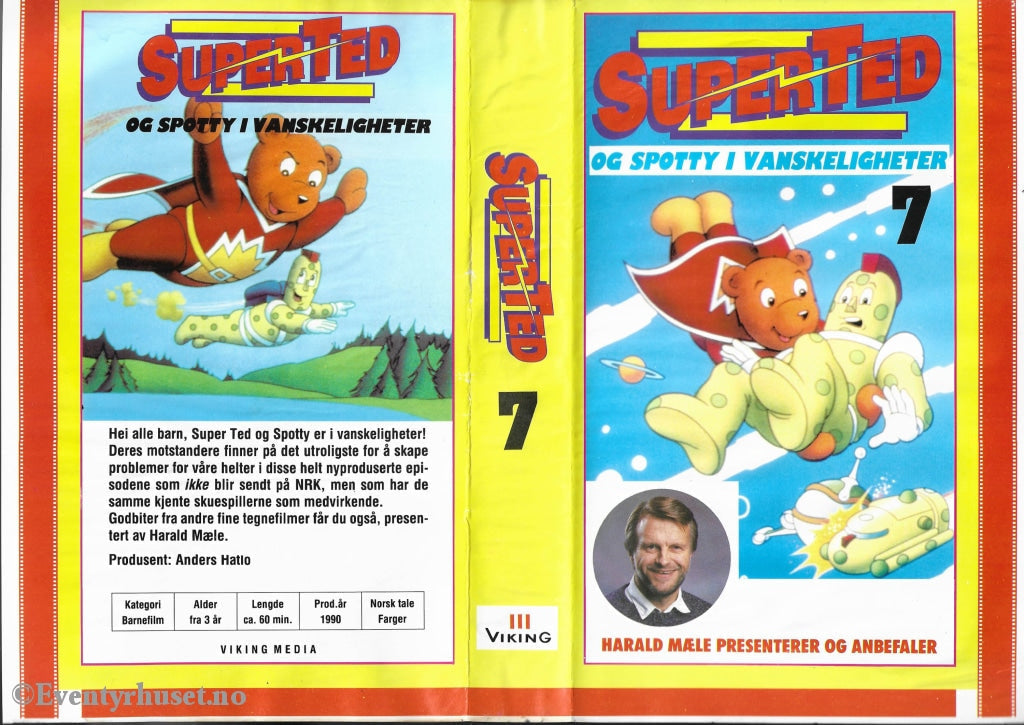 Download / Stream: Superted. Vol. 7. Vhs Big Box. Norwegian Dubbing.