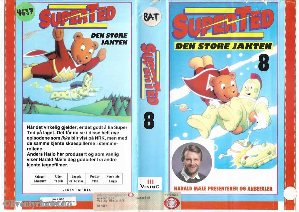 Download / Stream: Superted. Vol. 8. Vhs Big Box. Norwegian Dubbing.