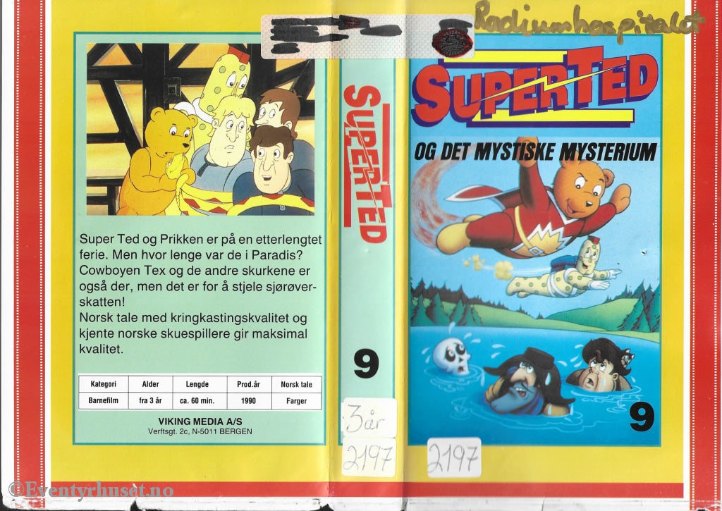 Download / Stream: Superted. Vol. 9. Vhs Big Box. Norwegian Dubbing.