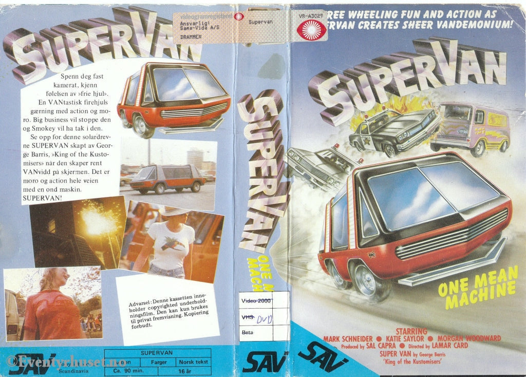 Download / Stream: Supervan. 1977. Vhs Big Box. Norwegian Subtitles.