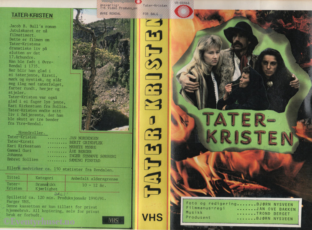 Download / Stream: Tater-kristen. 1990/91. VHS Big Box. Norwegian. VHS
