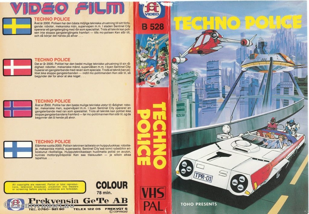 Download / Stream: Tecno Police. Vhs Big Box. Norwegian Subtitles.