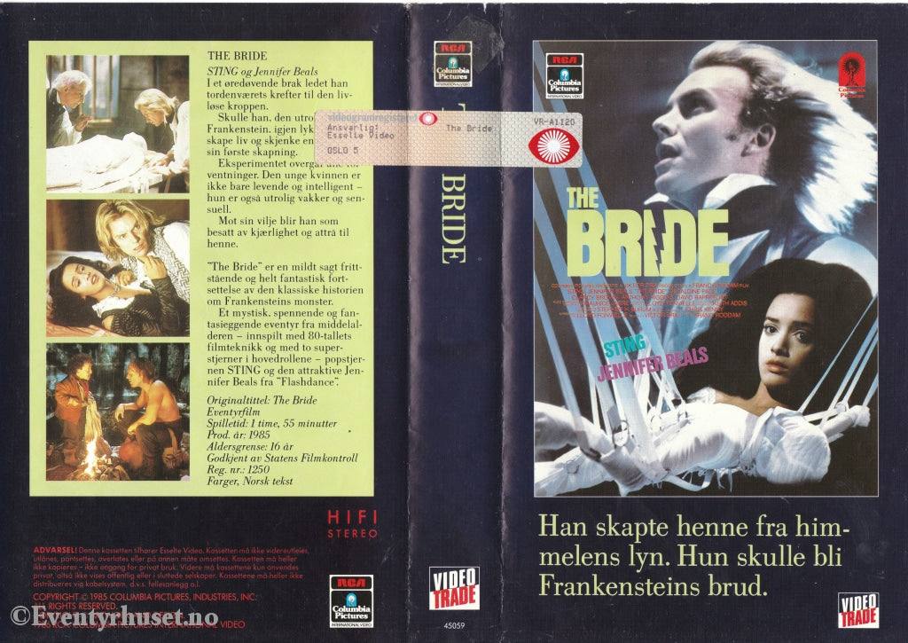 Download / Stream: The Bride. 1986. Vhs Big Box. Norwegian Subtitles.
