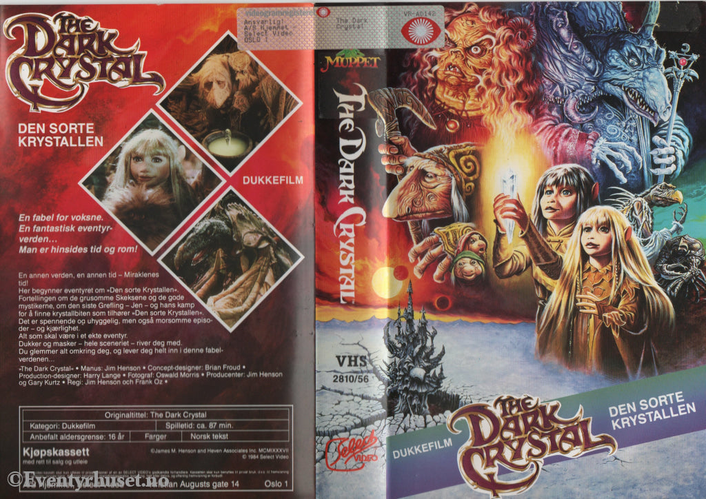 Download / Stream: The Dark Crystal. 1984. VHS Big Box. Norwegian subtitles. VHS