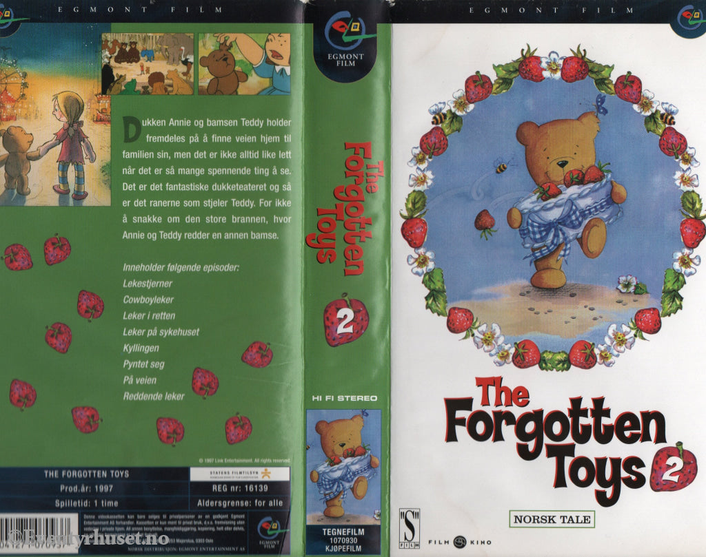 Download / Stream: The Forgotten Toys. Vol. 2. 1997. VHS SB. Norwegian dubbing. VHS