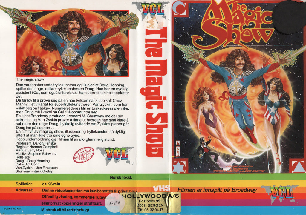 Download / Stream: The Magic Show. 1983. VHS Big Box. Norwegian subtitles. VHS