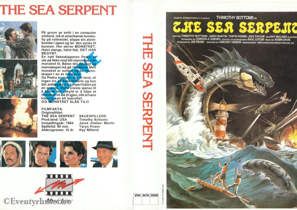 Download / Stream: The Sea Serpent. 1984. Vhs Big Box. Norwegian Subtitles.
