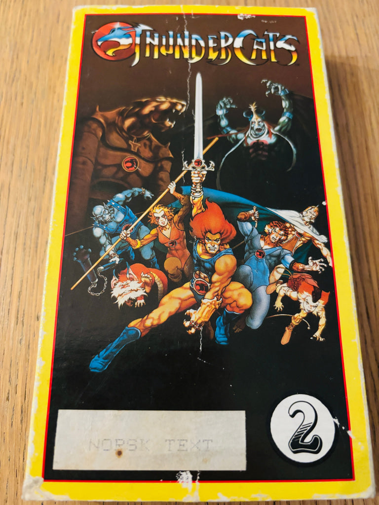 Download / Stream: Thundercats. Vol. 2. 1985. VHS. Norwegian subtitles. VHS