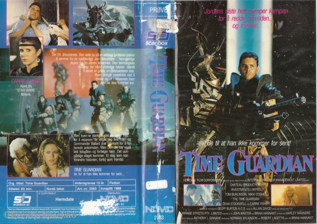 Download / Stream: Time Guardian. 1988. Vhs Big Box. Norwegian Subtitles.