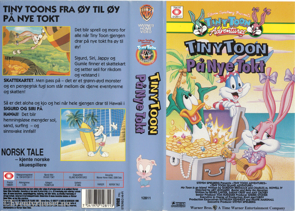 Download / Stream: Tiny Toon På Nye Tokt. 1990/91. VHS SB. Norwegian dubbing. VHS