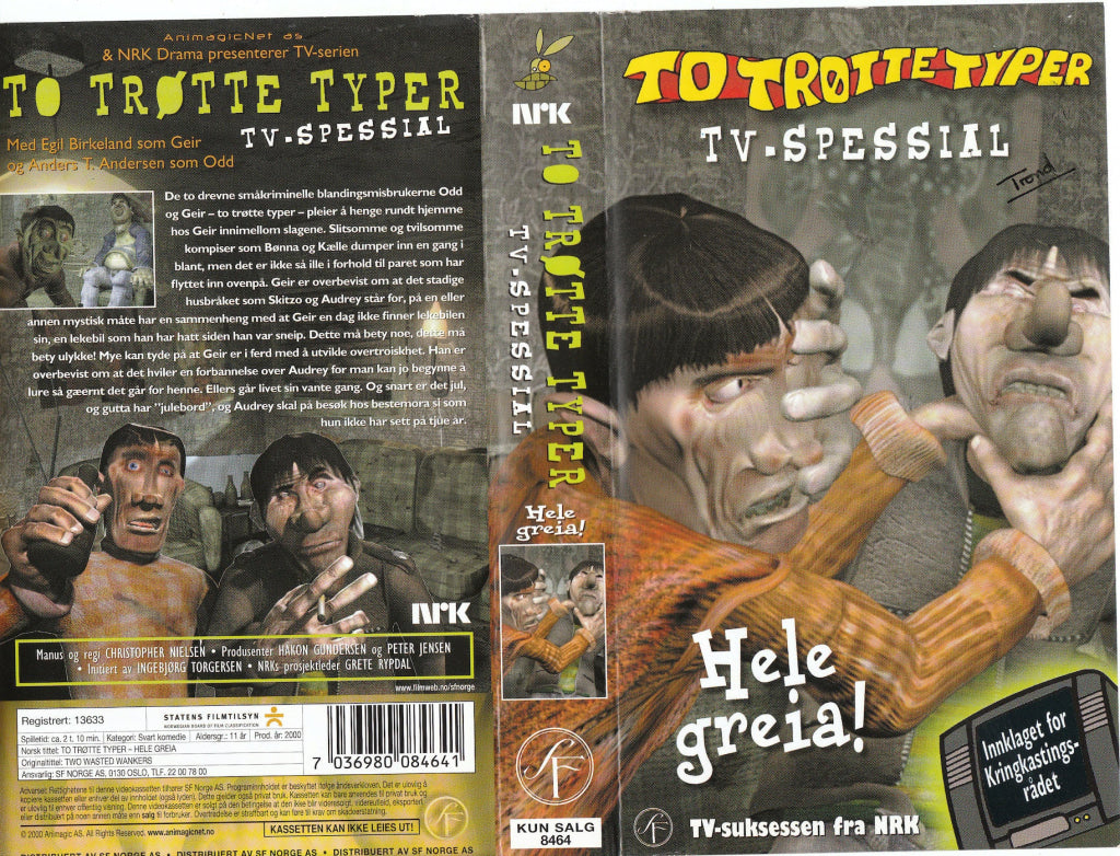 Download / Stream: To Trøtte Typer. Tv-Spessial. Hele Greia! (Nrk) 2000. Vhs. Norwegian Dubbing. Vhs
