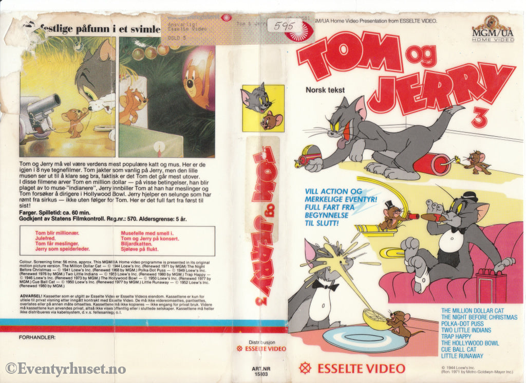 Download / Stream: Tom & Jerry. Vol. 3. Vhs Big Box. Norwegian Subtitles.