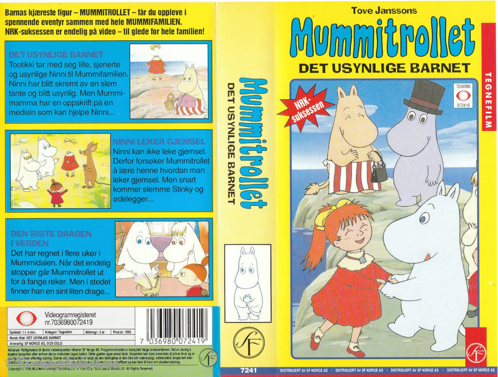 Download / Stream: Tove Jansson´s Mummitrollet - Det Usynlige Barnet Og Flere Episoder