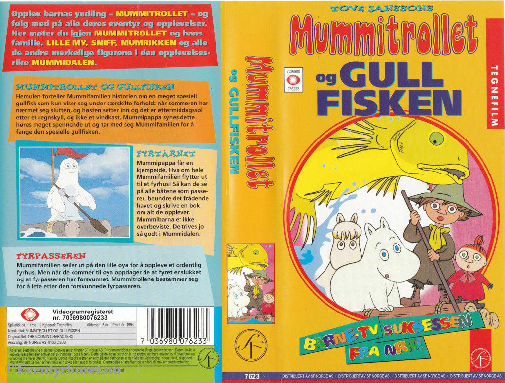 Download / Stream: Tove Jansson´s Mummitrollet - Gullfisken Og Andre Episoder. Vhs. Norwegian