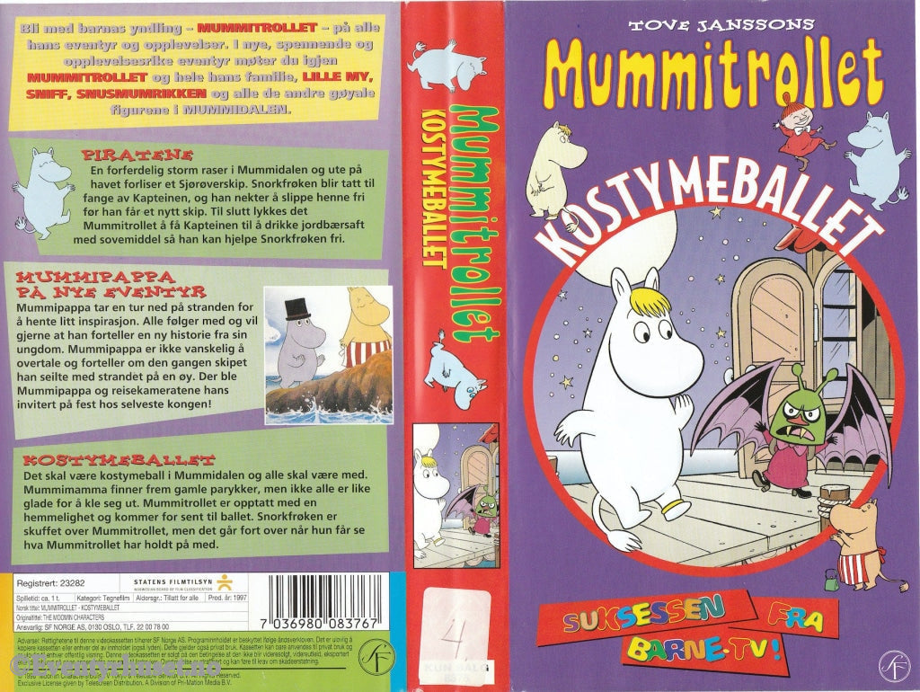 Download / Stream: Tove Jansson´s Mummitrollet - Kostymeballet Og Flere Episoder