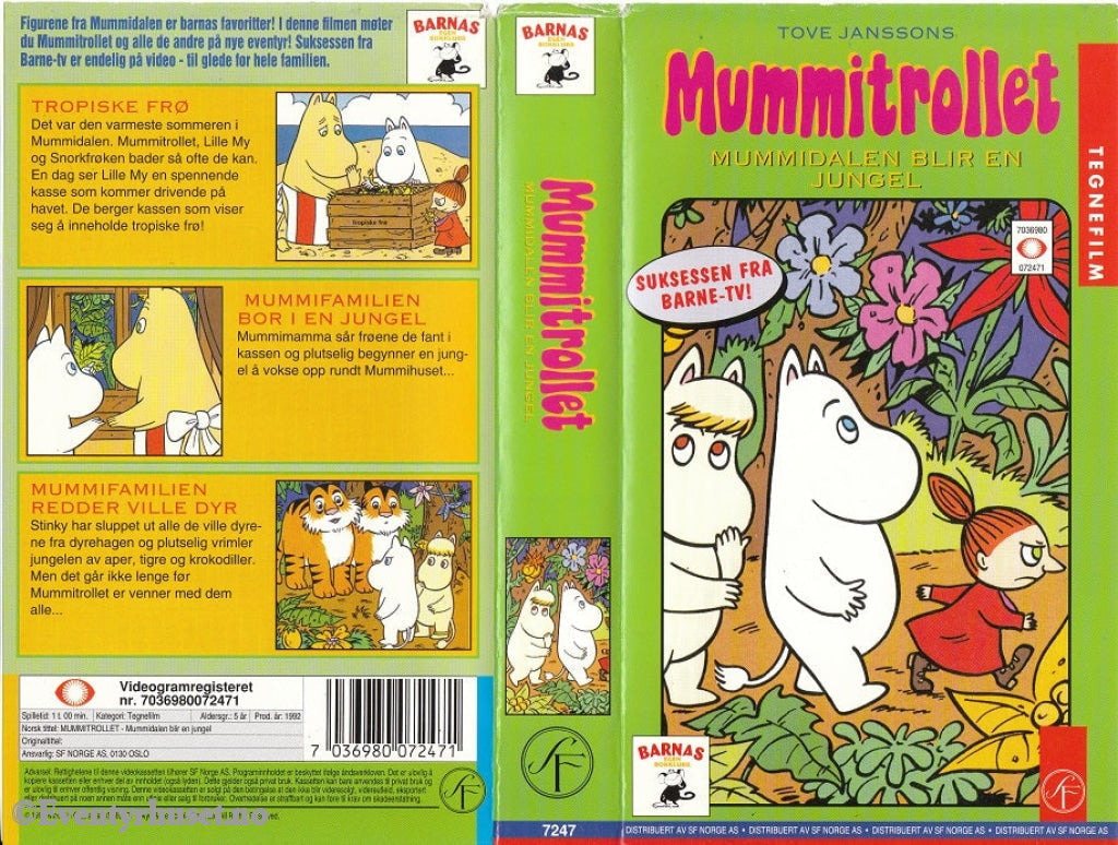 Download / Stream: Tove Jansson´s Mummitrollet - Mummidalen Blir En Jungel (Moomin/mumintrollet).