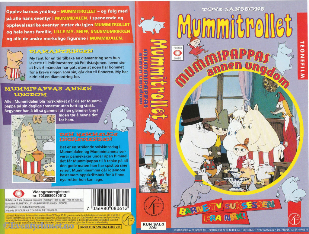 Download / Stream: Tove Jansson´s Mummitrollet - Mummipappas Annen Ungdom Og Flere Episoder