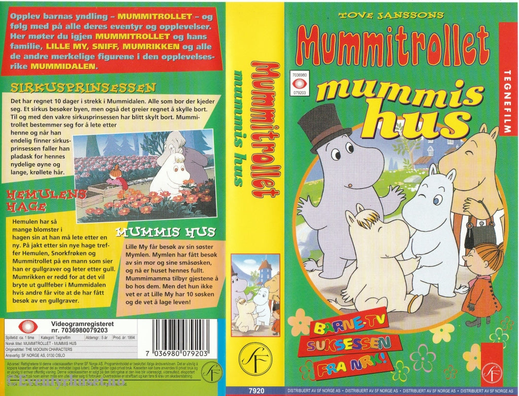 Download / Stream: Tove Jansson´s Mummitrollet - Mummis Hus Og Flere Episoder (Moomin/mumintrollet).