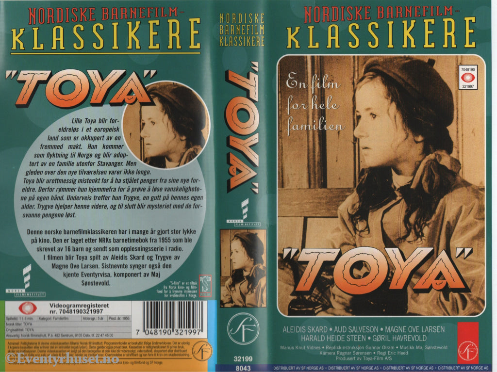 Download / Stream: Toya. 1956. VHS. Norwegian. VHS
