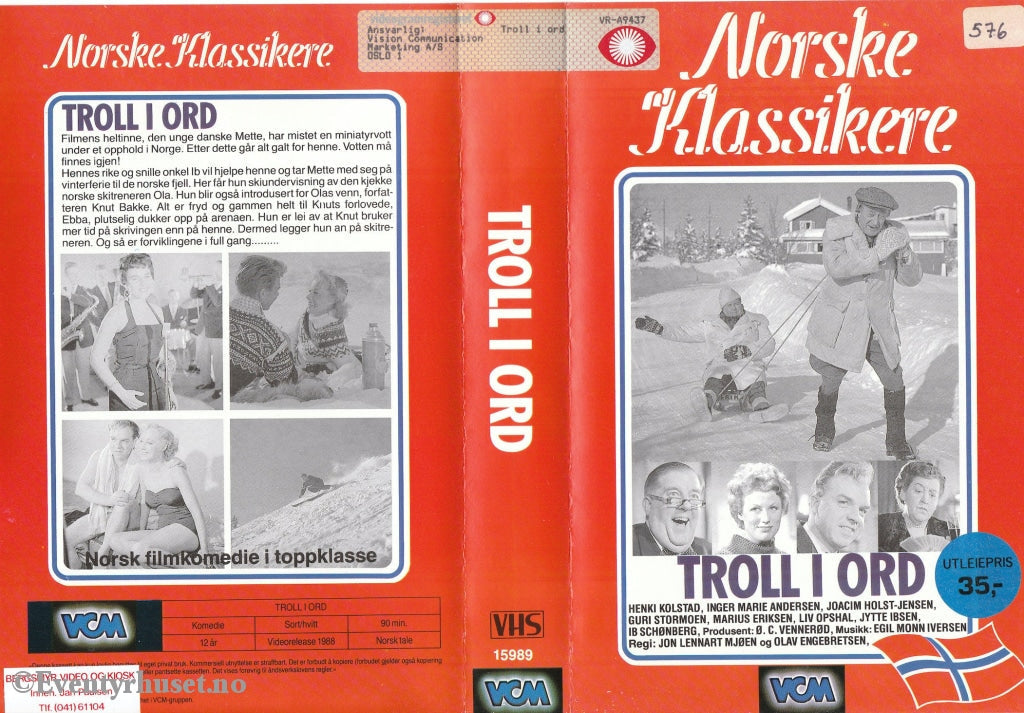Download / Stream: Troll I Ord (Norske Klassikere). Vhs Big Box. Norwegian.