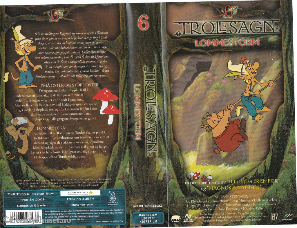 Download / Stream: Trollsagn 6 - Lommestorm. Vhs. Norwegian Dubbing. Vhs