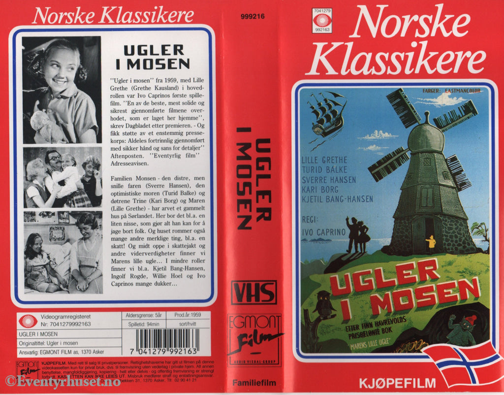 Download / Stream: Ugler i mosen. 1959. VHS SB. Norwegian. VHS