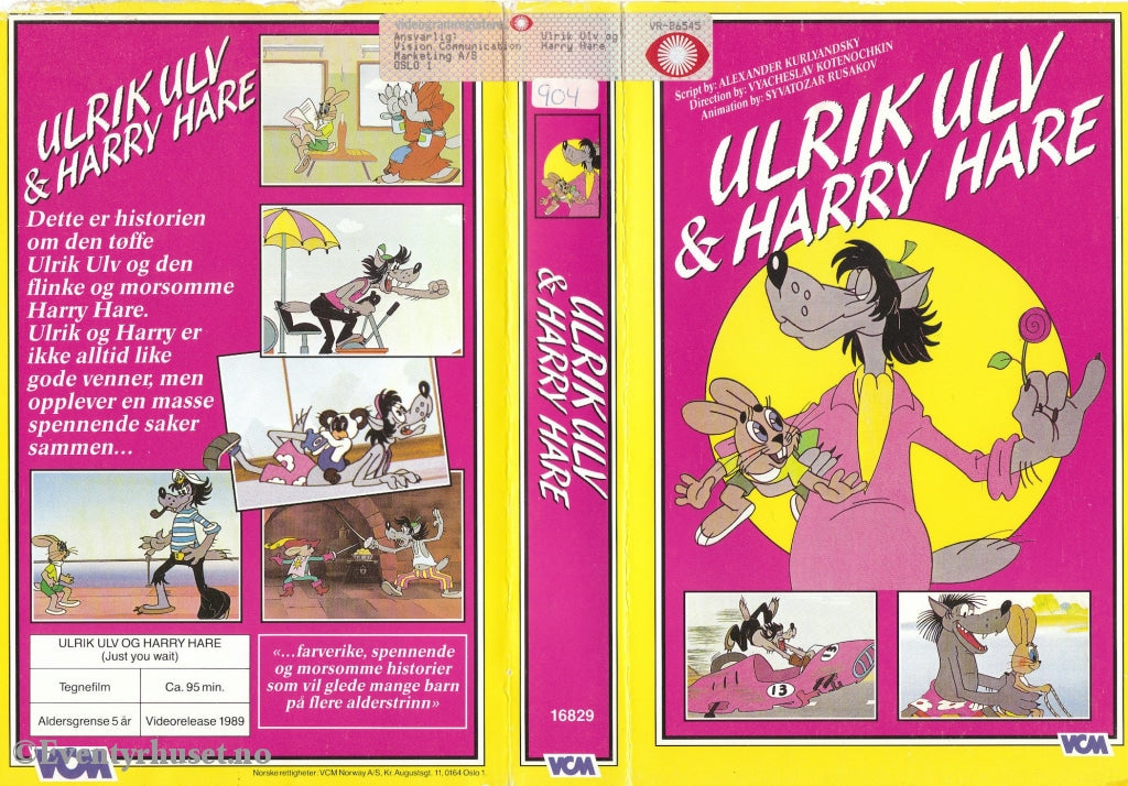 Download / Stream: Ulrik Ulv & Harry Hare (Just You Wait). Vhs Big Box. Norwegian Distribution.