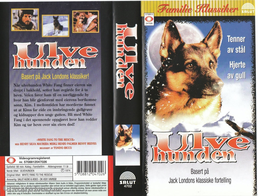 Download / Stream: Ulvehunden. 1974. Vhs. Norwegian Subtitles. Vhs